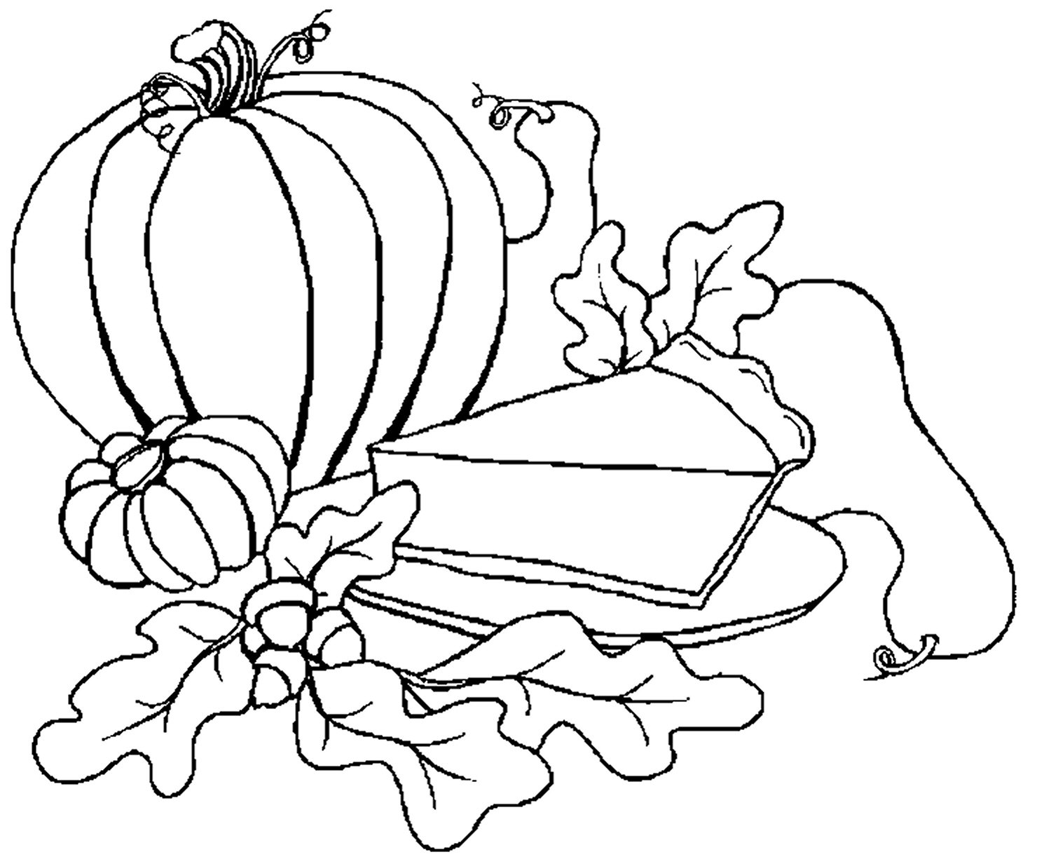 Coloring page: Pumpkin (Objects) #166867 - Free Printable Coloring Pages