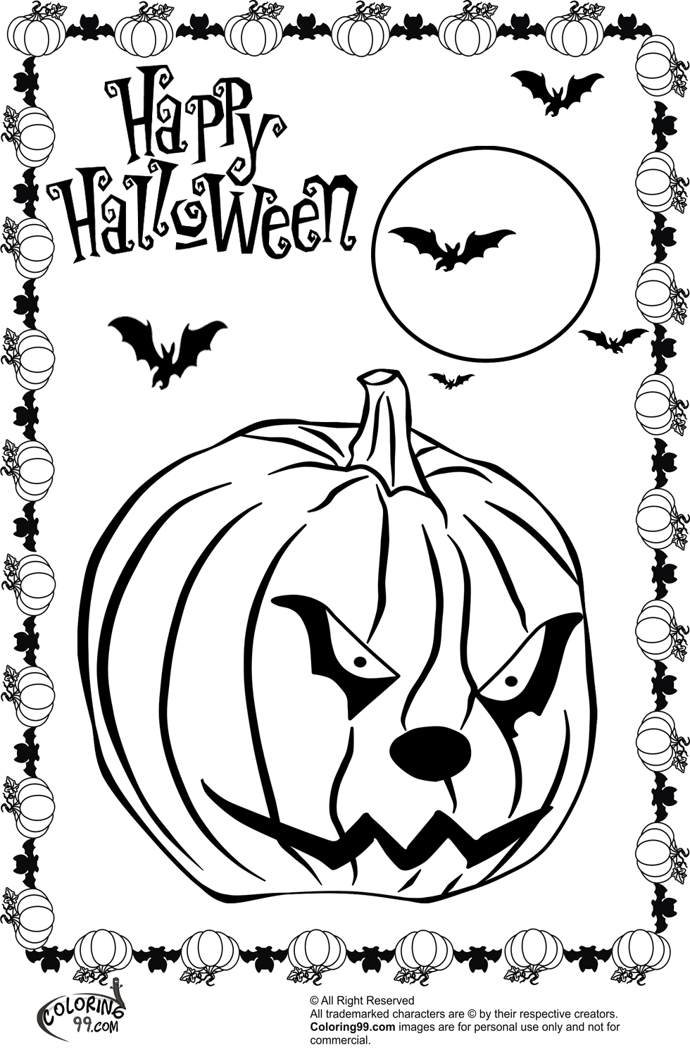Coloring page: Pumpkin (Objects) #166880 - Free Printable Coloring Pages