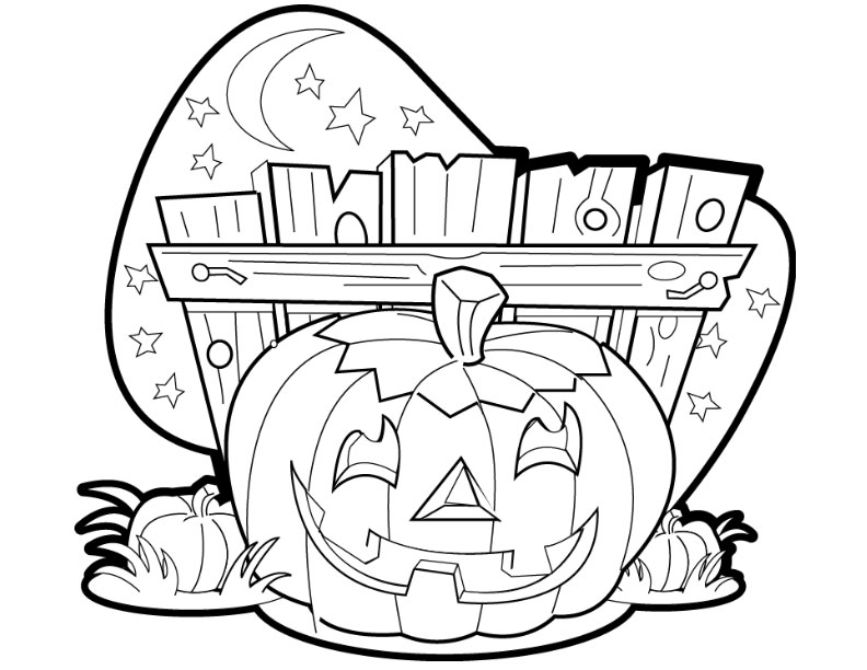 Coloring page: Pumpkin (Objects) #166899 - Free Printable Coloring Pages