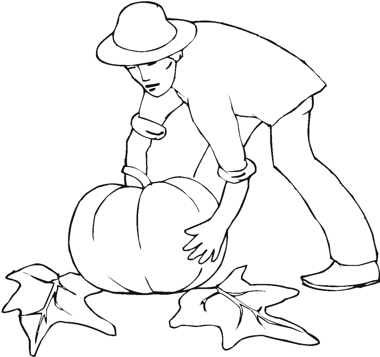 Coloring page: Pumpkin (Objects) #166901 - Free Printable Coloring Pages