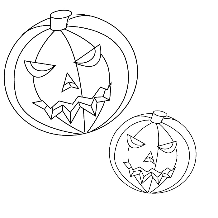 Coloring page: Pumpkin (Objects) #166918 - Free Printable Coloring Pages