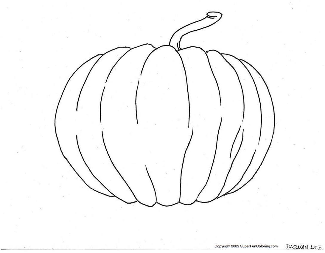 Coloring page: Pumpkin (Objects) #166954 - Free Printable Coloring Pages