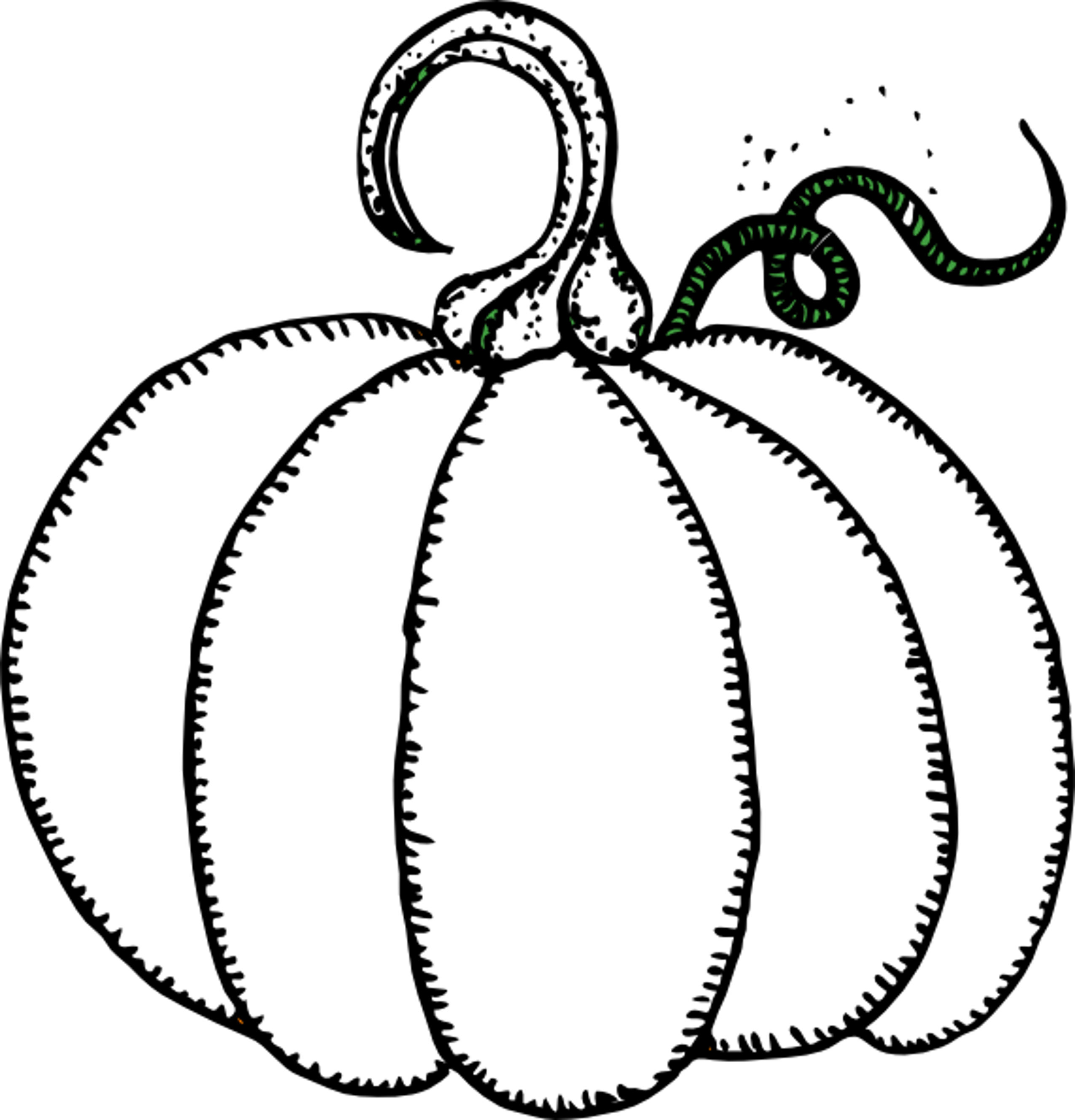 Coloring page: Pumpkin (Objects) #166963 - Free Printable Coloring Pages