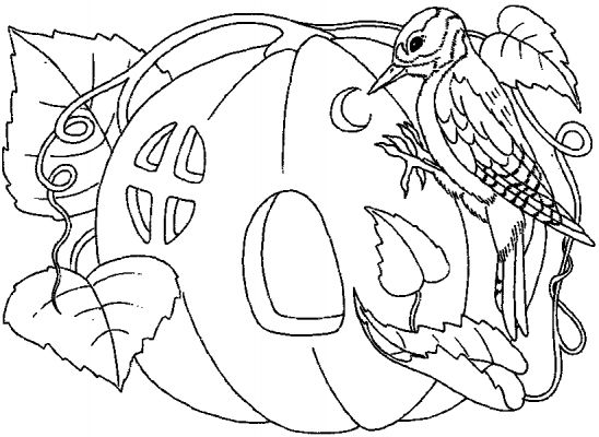 Coloring page: Pumpkin (Objects) #166966 - Free Printable Coloring Pages