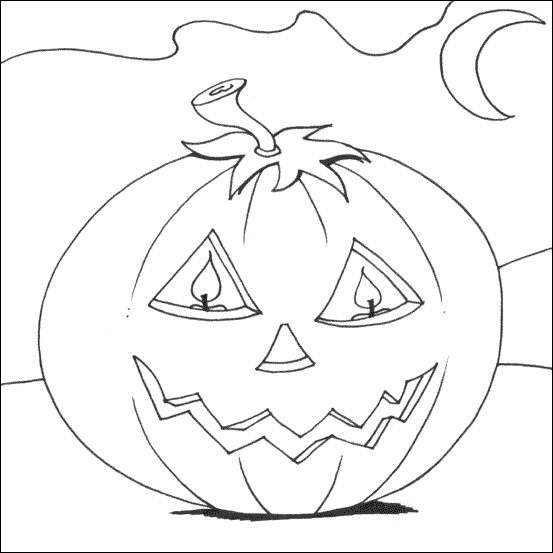 Coloring page: Pumpkin (Objects) #166978 - Free Printable Coloring Pages