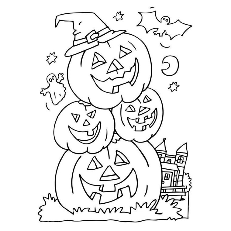 Coloring page: Pumpkin (Objects) #167000 - Free Printable Coloring Pages