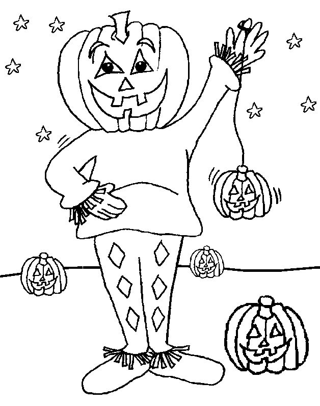 Coloring page: Pumpkin (Objects) #167025 - Free Printable Coloring Pages