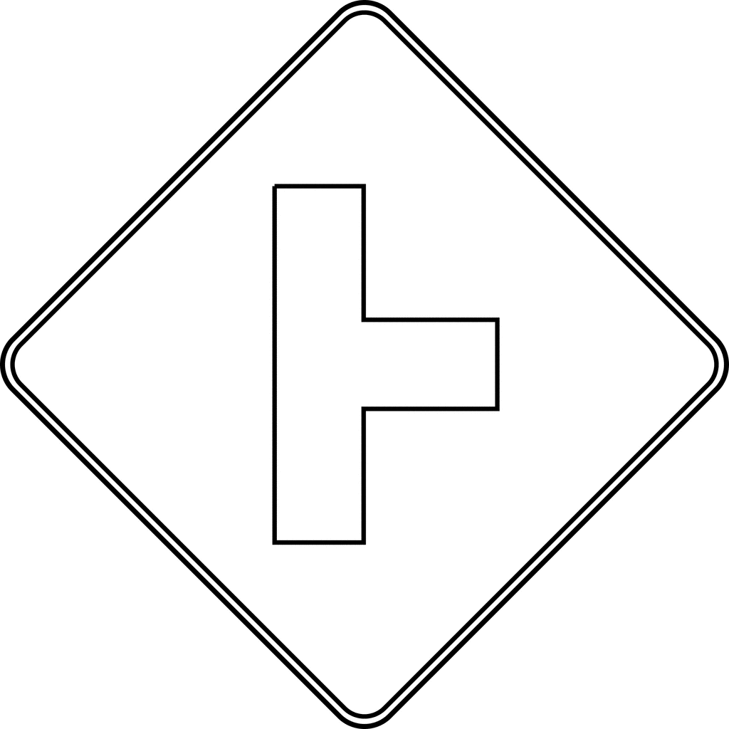 Coloring page: Road sign (Objects) #119017 - Free Printable Coloring Pages