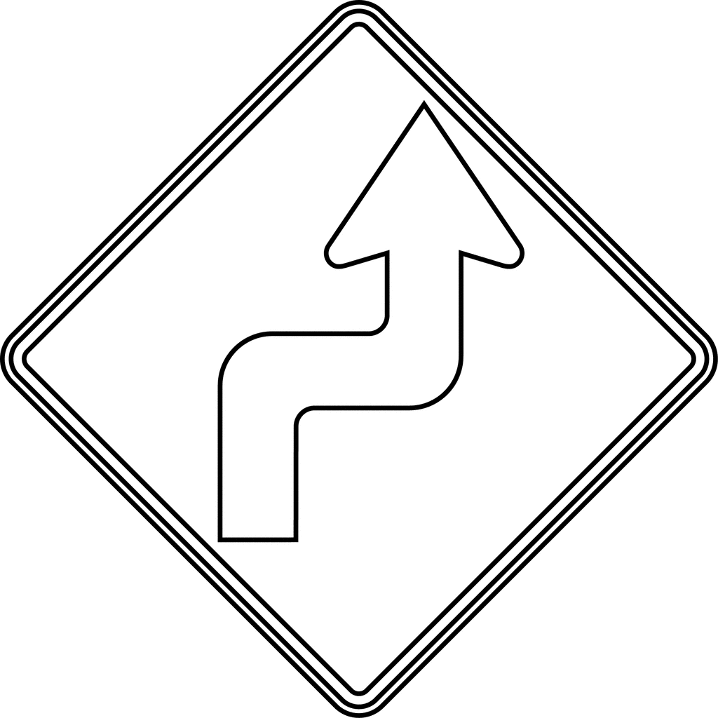 Coloring page: Road sign (Objects) #119248 - Free Printable Coloring Pages