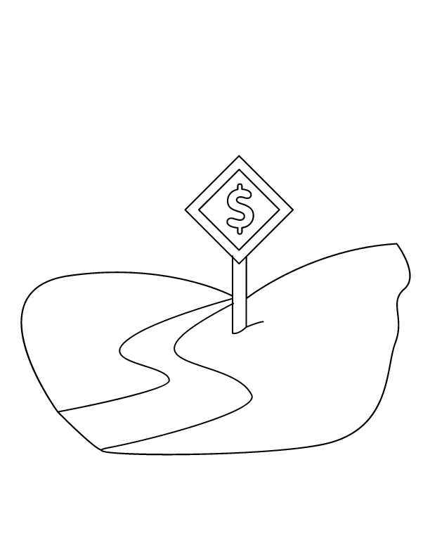 Coloring page: Road sign (Objects) #119346 - Free Printable Coloring Pages