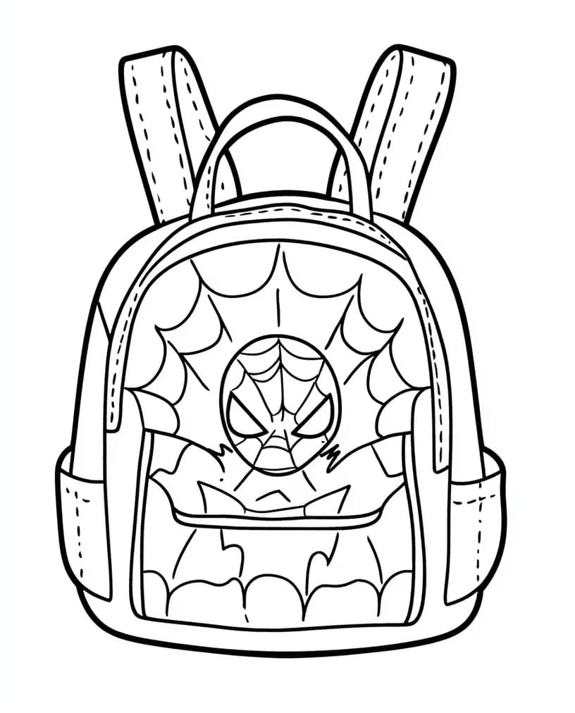 Free printable School Bag coloring page #220470 from Objects collection Free printable School Bag coloring page #220470 from Objects collection
