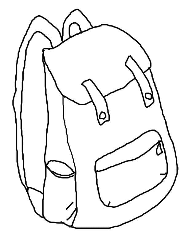 Free printable School Bag coloring page #220476 from Objects collection
