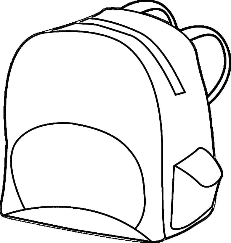 Free printable School Bag coloring page #220484 from Objects collection