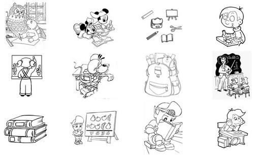 Coloring page: School equipment (Objects) #118266 - Free Printable Coloring Pages
