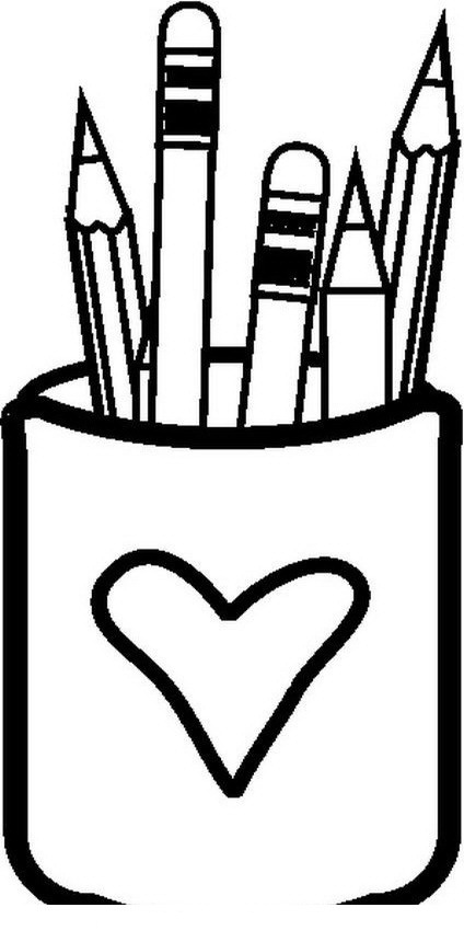 Coloring page: School equipment (Objects) #118652 - Free Printable Coloring Pages