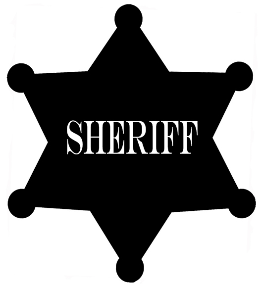 Coloring page: Sherrif star (Objects) #118667 - Free Printable Coloring Pages