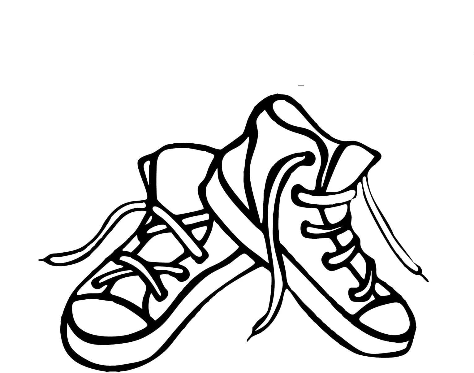 Free printable Shoe coloring page #211583 from Objects collection
