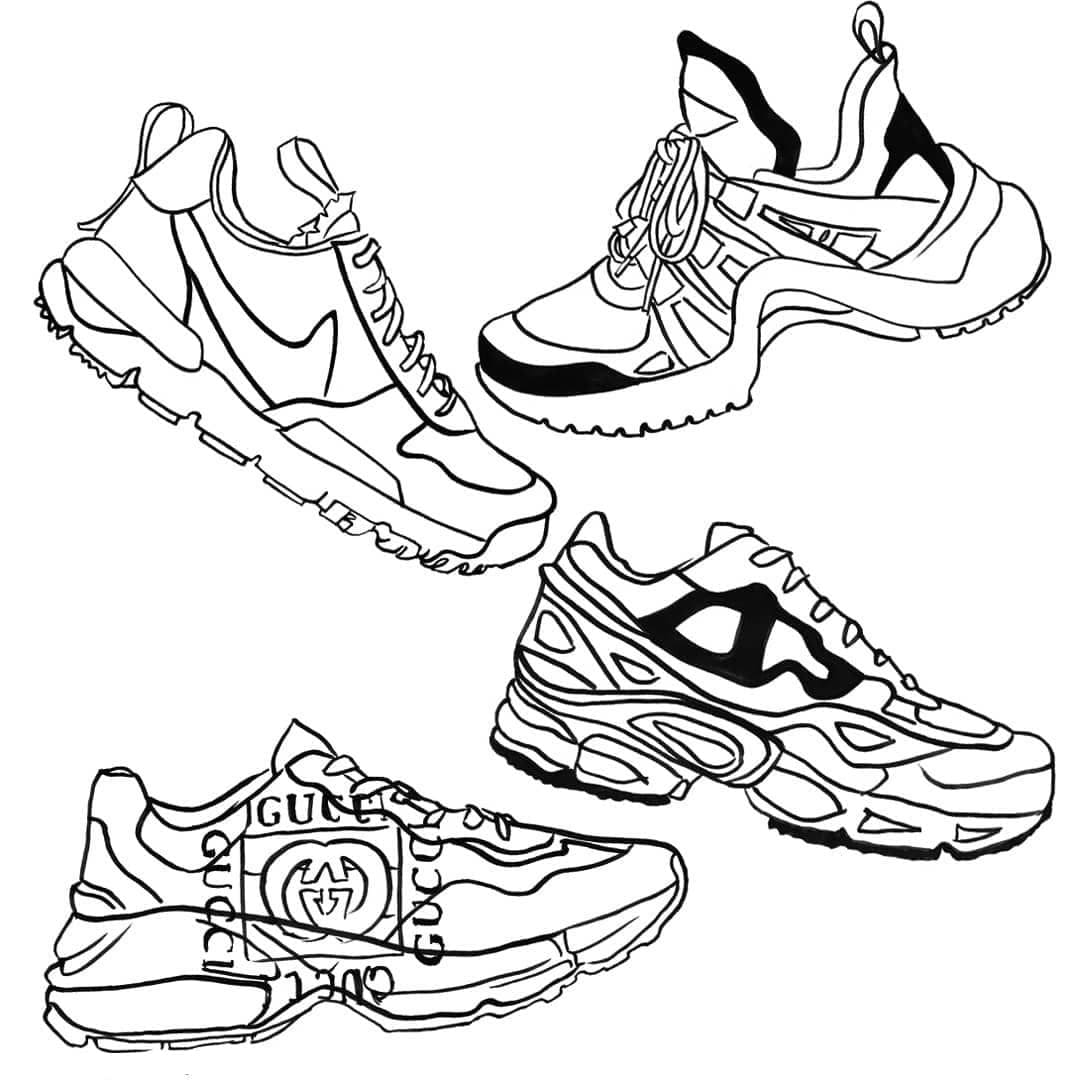 Free printable Shoe coloring page #211586 from Objects collection Free printable Shoe coloring page #211586 from Objects collection