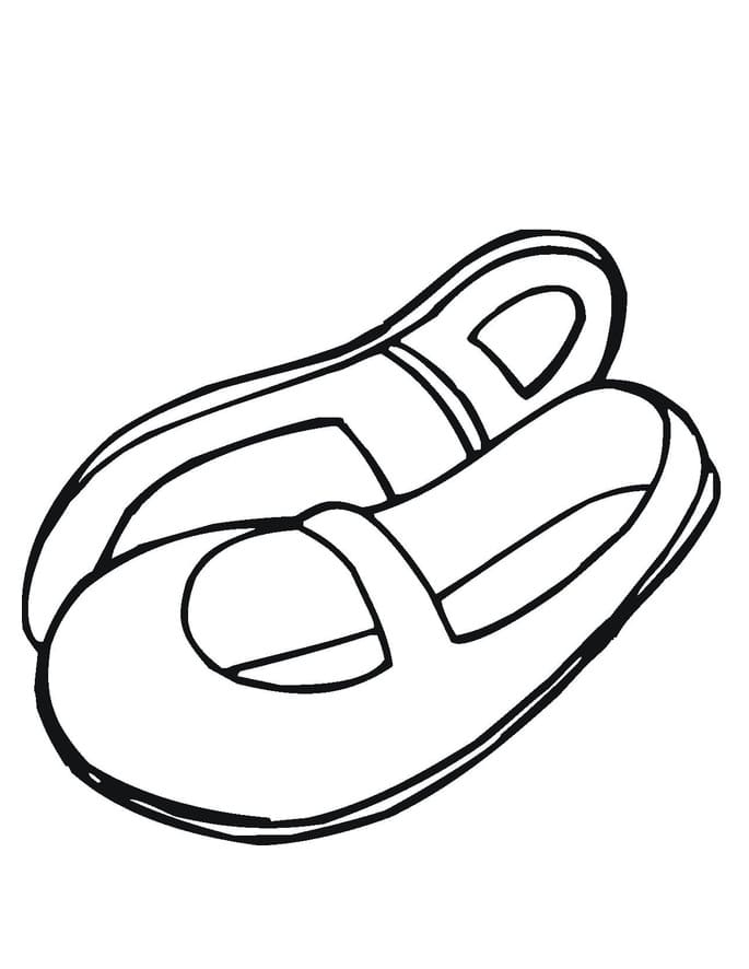 Free printable Shoe coloring page #211589 from Objects collection