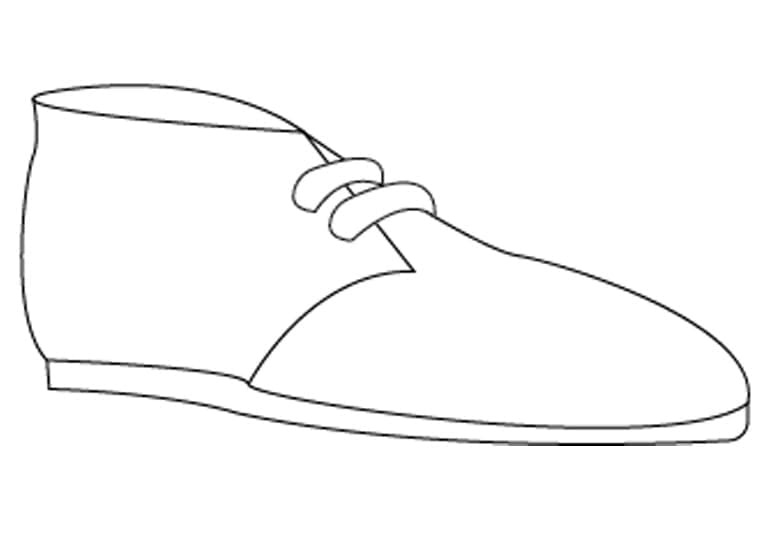 Free printable Shoe coloring page #211591 from Objects collection