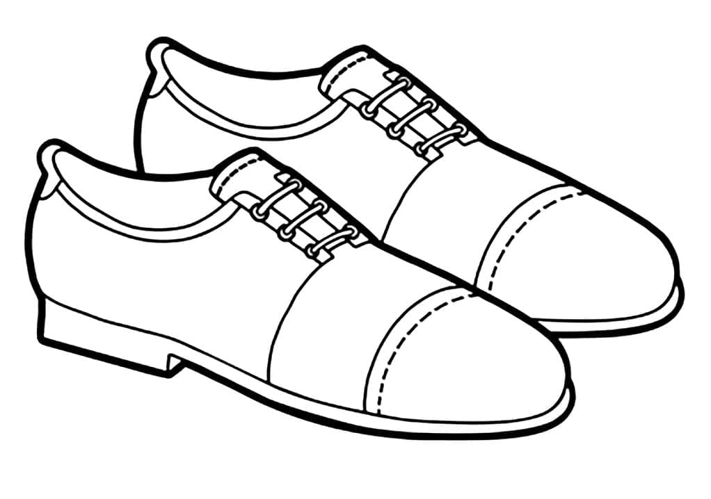 Free printable Shoe coloring page #211603 from Objects collection Free printable Shoe coloring page #211603 from Objects collection