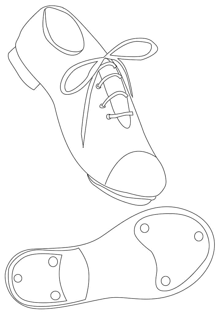 Free printable Shoe coloring page #211605 from Objects collection