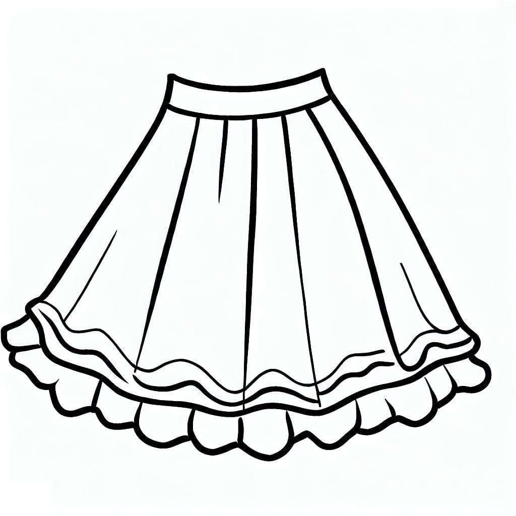 Free printable Skirt coloring page #191534 from Objects collection Free printable Skirt coloring page #191534 from Objects collection
