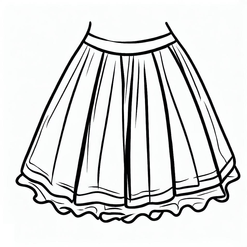 Free printable Skirt coloring page #191539 from Objects collection Free printable Skirt coloring page #191539 from Objects collection