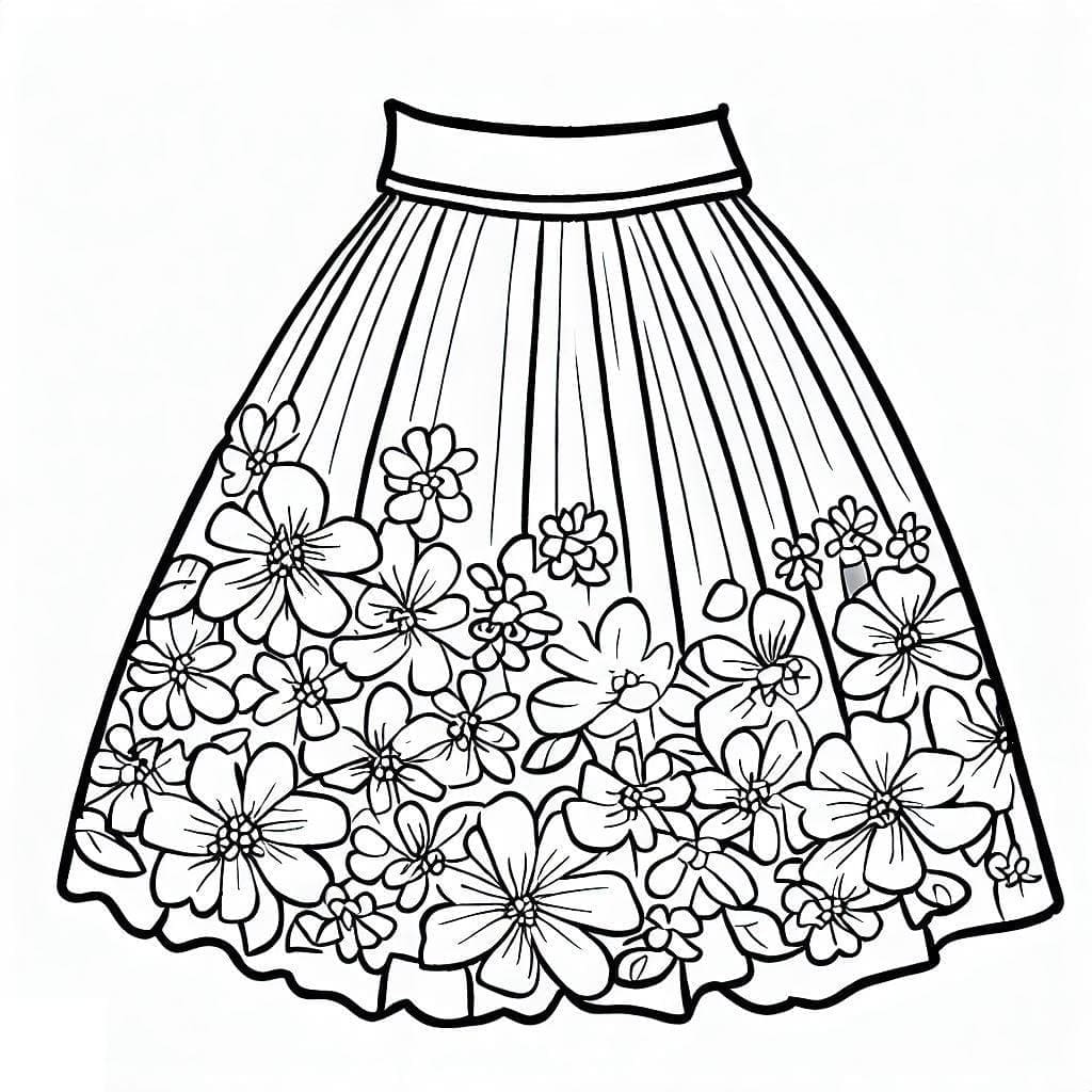 Free printable Skirt coloring page #191543 from Objects collection Free printable Skirt coloring page #191543 from Objects collection