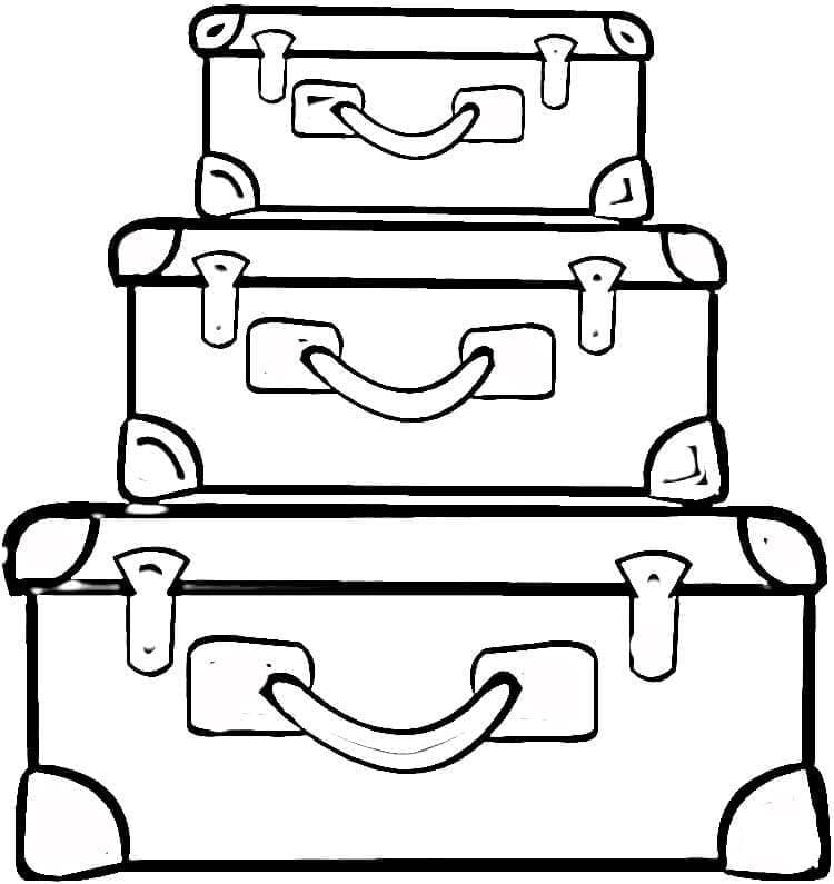 Free printable Suitcase coloring page #217426 from Objects collection