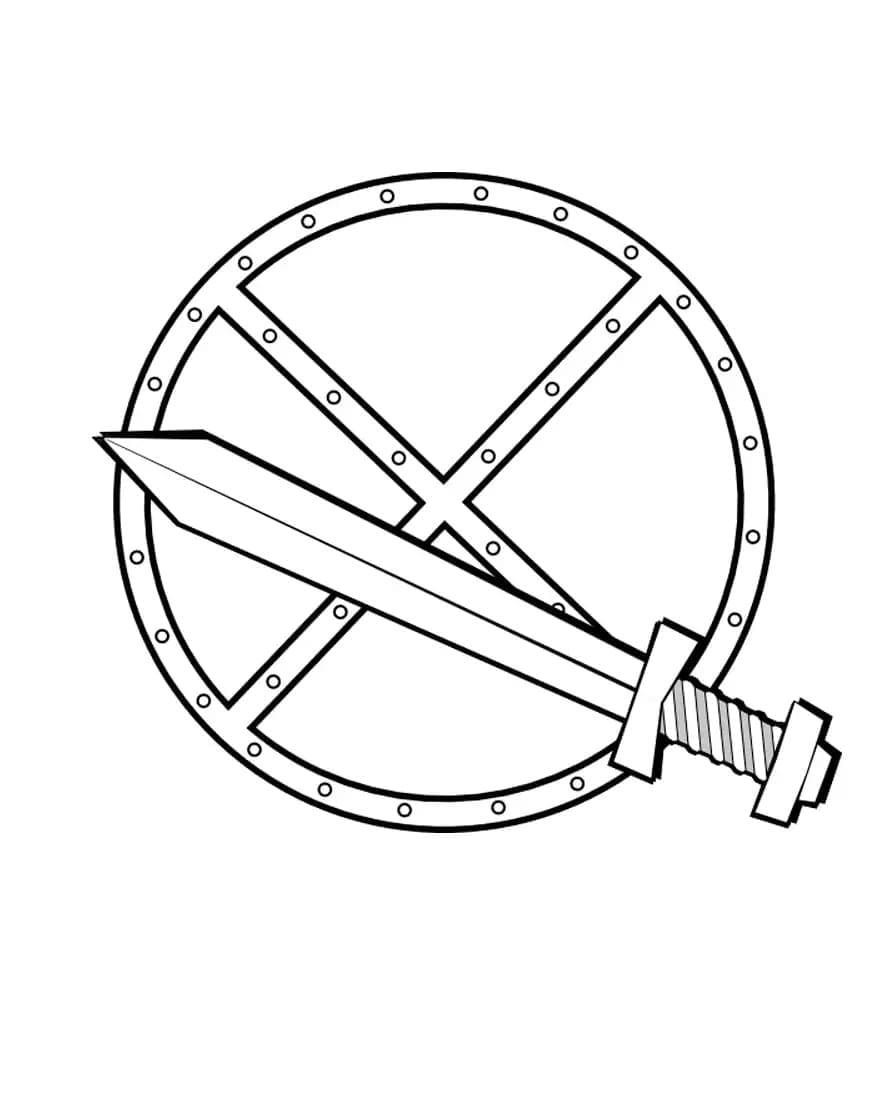 Free printable Sword coloring page #187190 from Objects collection