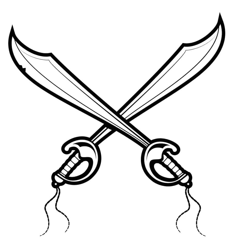 Free printable Sword coloring page #187202 from Objects collection