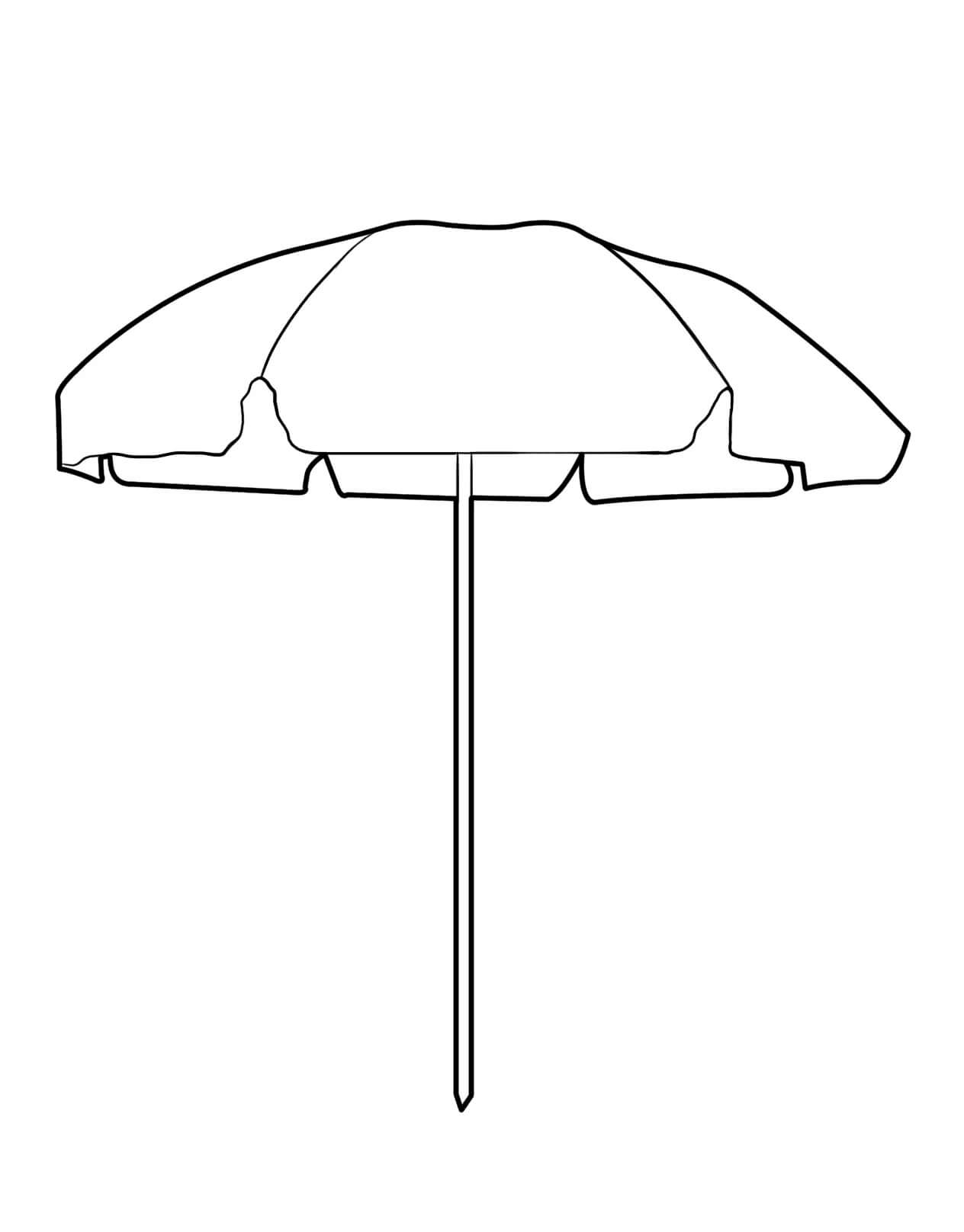 Free printable Umbrella coloring page #172713 from Objects collection