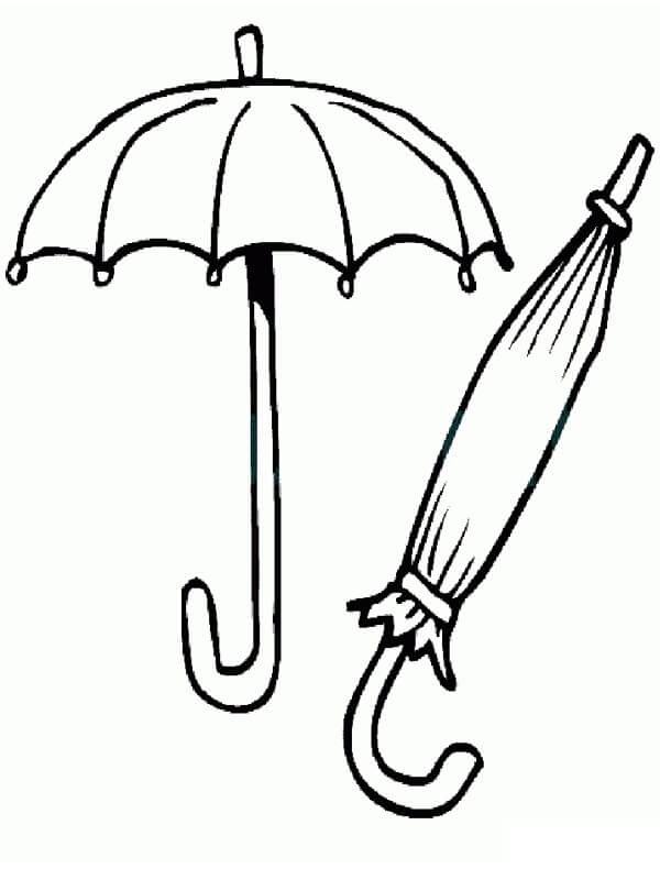 Free printable Umbrella coloring page #172720 from Objects collection