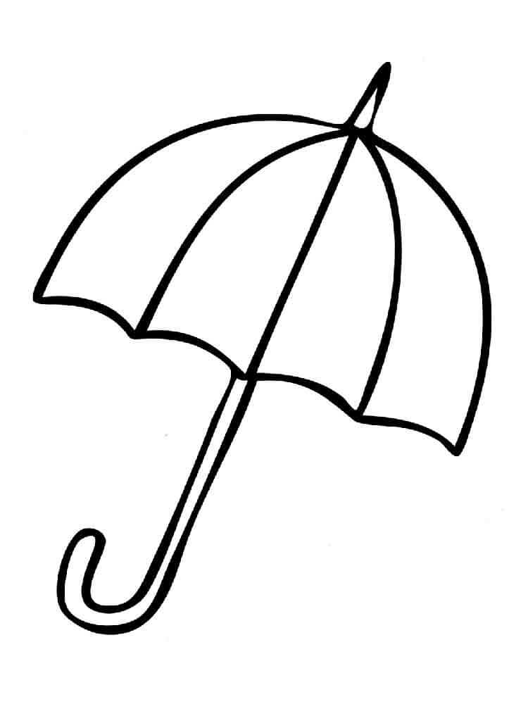 Free printable Umbrella coloring page #172721 from Objects collection