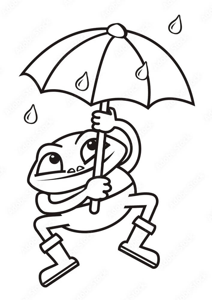 Free printable Umbrella coloring page #172725 from Objects collection