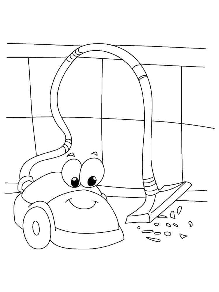 Free printable Vacuum Cleaner coloring page #189331 from Objects collection Free printable Vacuum Cleaner coloring page #189331 from Objects collection