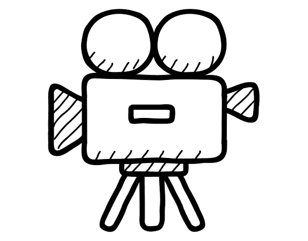 Drawing Video camera #120330 (Objects) – Printable coloring pages