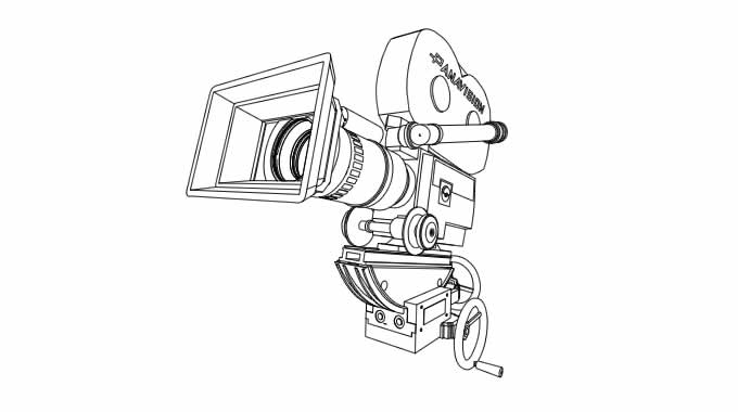 Coloring page: Video camera (Objects) #120386 - Free Printable Coloring Pages