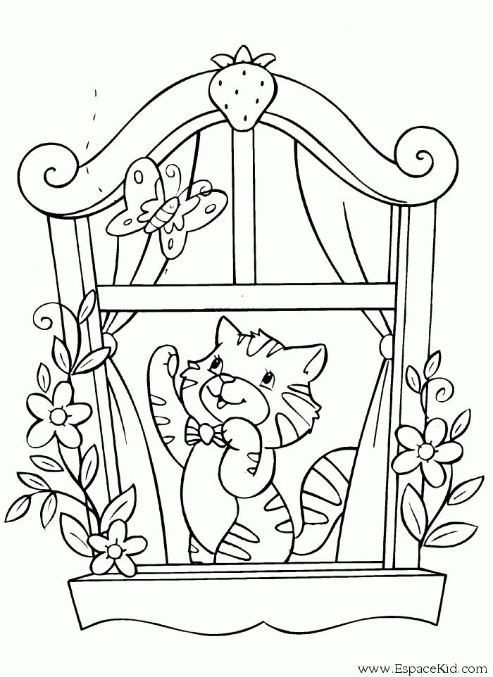 Coloring page: Window (Objects) #168541 - Free Printable Coloring Pages