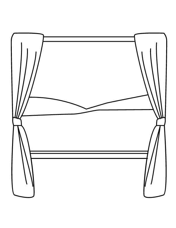Coloring page: Window (Objects) #168797 - Free Printable Coloring Pages