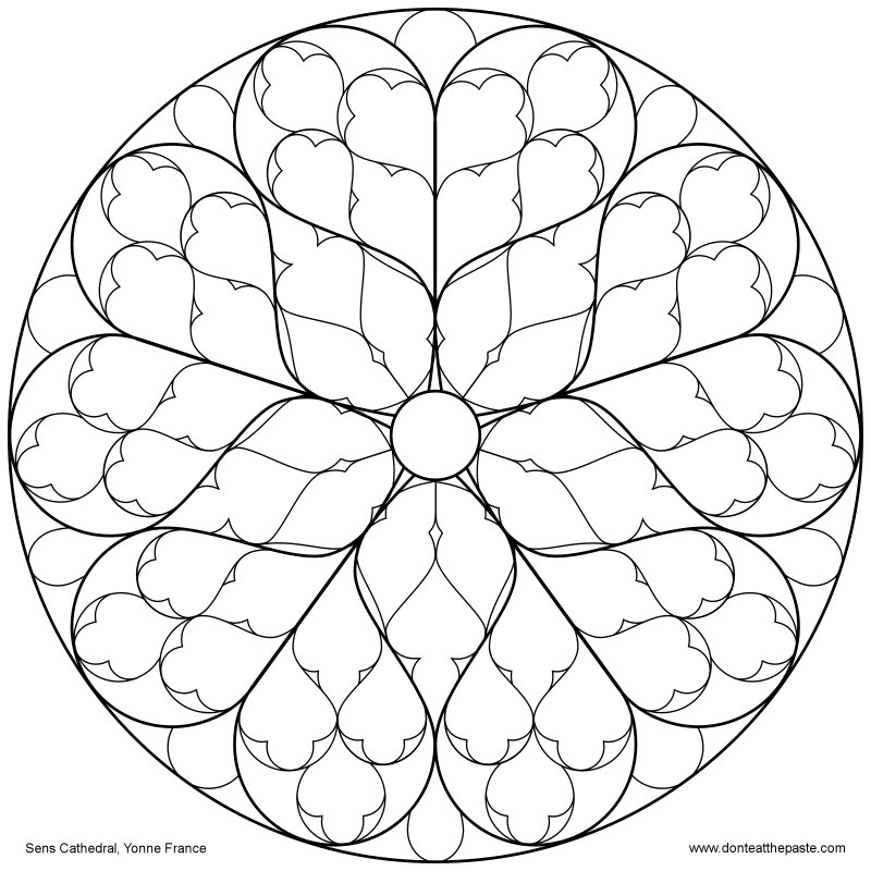 Coloring page: Window (Objects) #168861 - Free Printable Coloring Pages