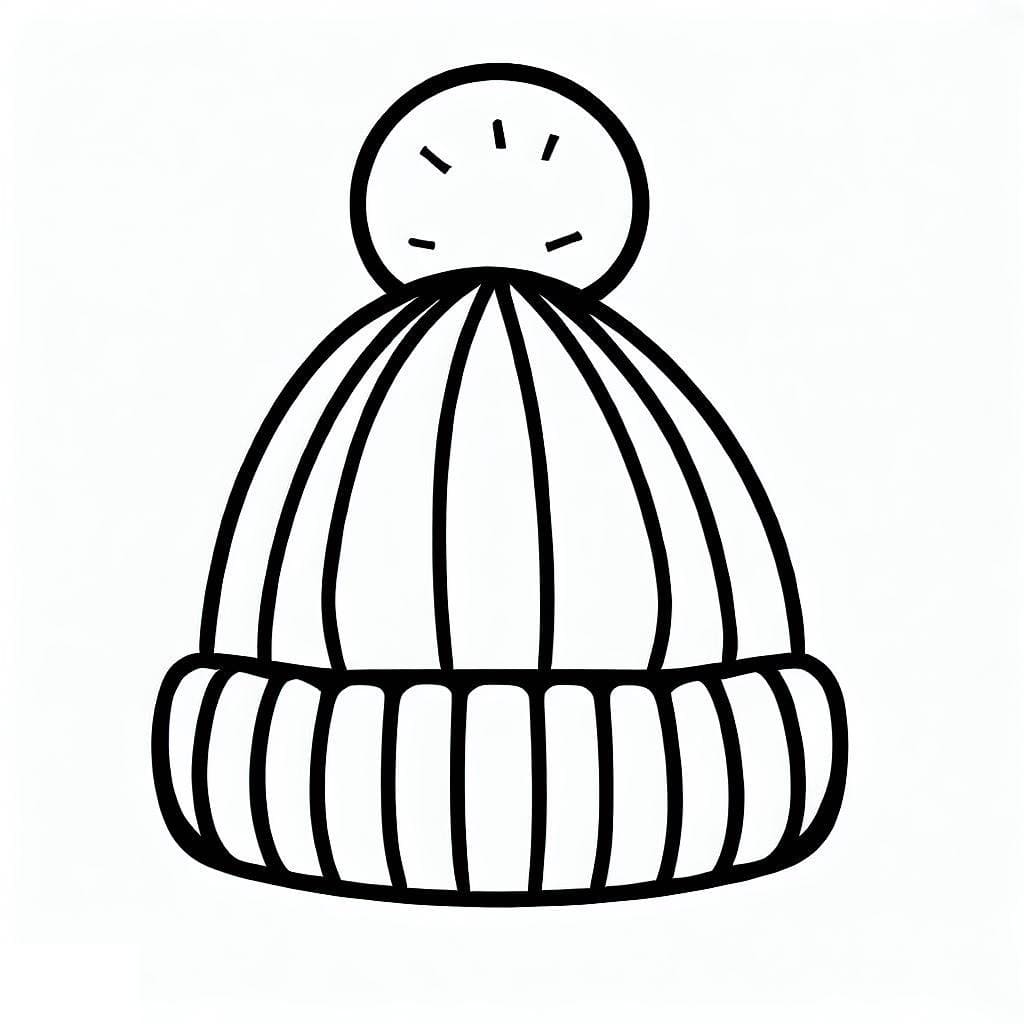 Free printable Winter Hat coloring page #191276 from Objects collection Free printable Winter Hat coloring page #191276 from Objects collection