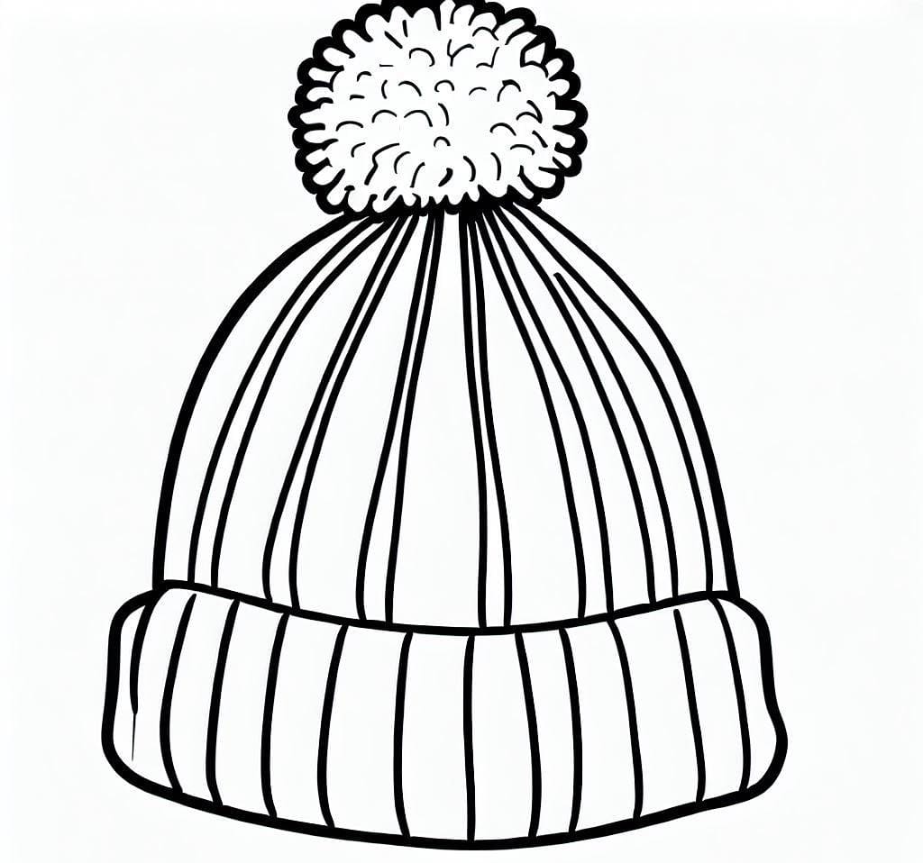 Free printable Winter Hat coloring page #191288 from Objects collection