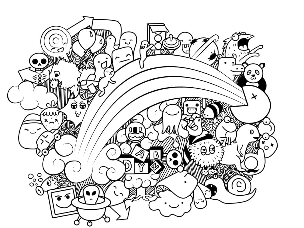 Coloring page: Doodle Art (Others) #190865 - Free Printable Coloring Pages