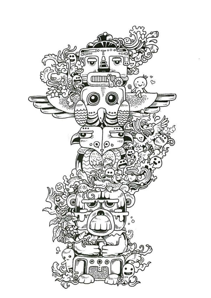 Free printable Doodle Art coloring page #190875 from Others collection Free printable Doodle Art coloring page #190875 from Others collection