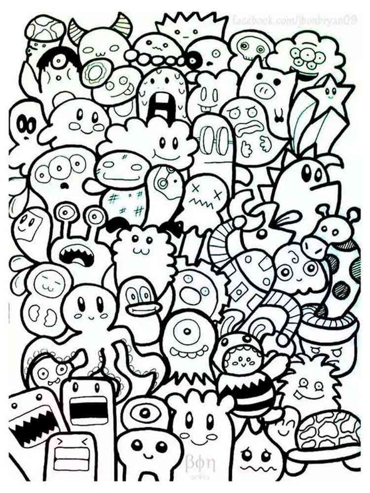 Free printable Doodle Art coloring page #190887 from Others collection