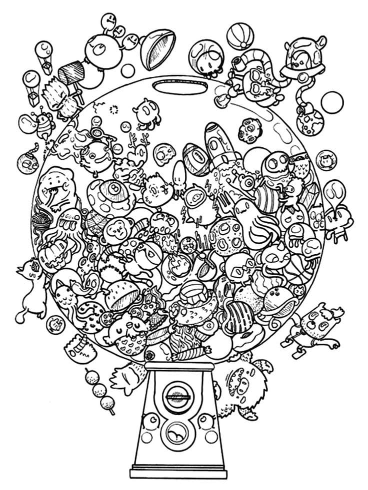 Free printable Doodle Art coloring page #190891 from Others collection