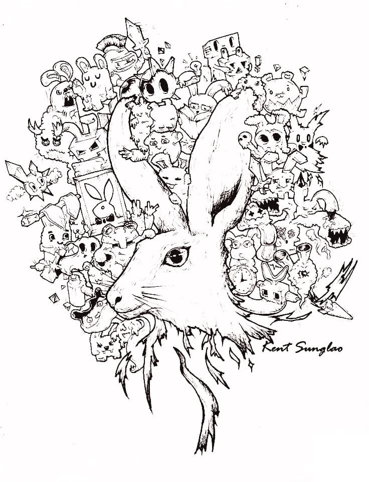 Free printable Doodle Art coloring page #190899 from Others collection