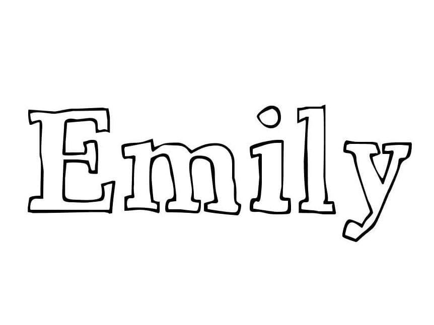 Free printable First Name coloring page #214997 from Others collection